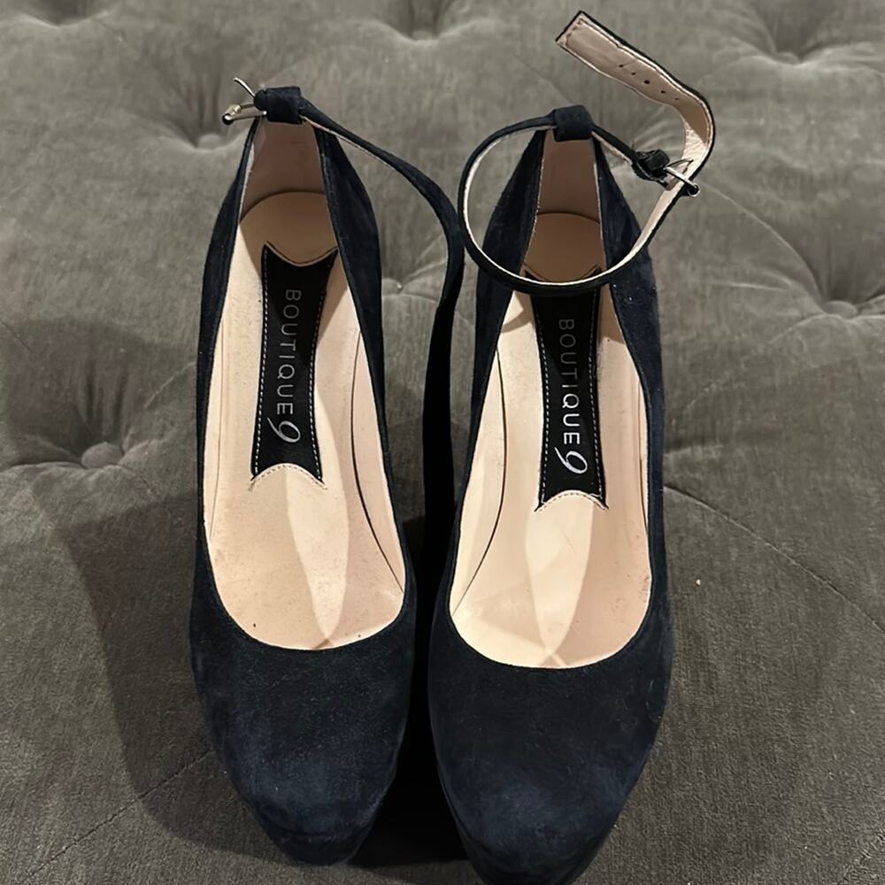 Boutique 9 platform heel with ankle strap